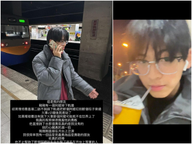 影／跳火車救人被我親身經歷！18歲學生奮勇救婦、30秒後列車進站：不知哪來的勇氣…學校記功喊讚